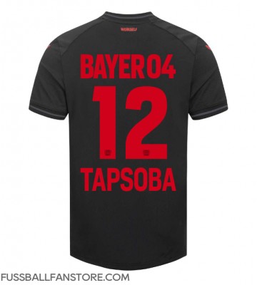 Bayer Leverkusen Edmond Tapsoba #12 Replik Heimtrikot 2023-24 Kurzarm